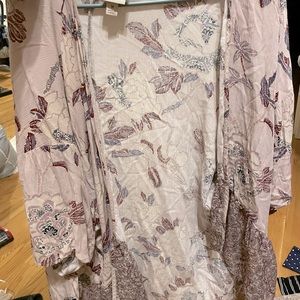 Floral kimono style top